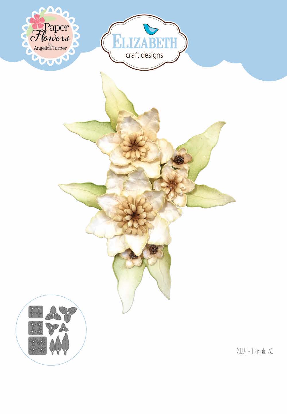 Elizabeth Craft Designs Florals 30 Metal Die Set